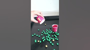 Color Sorting Plastic Beads #satisfying #reverse #oddlysatisfying #relaxing #fyp #shorts