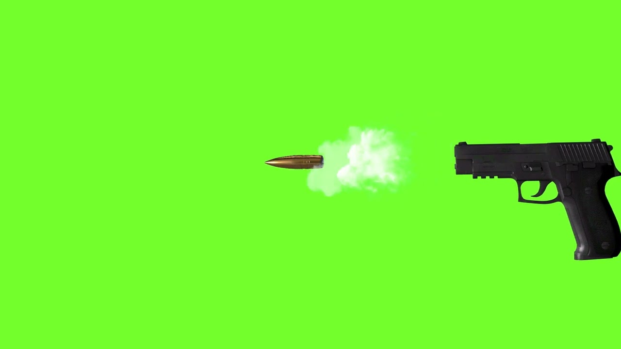 Gunshot Muzzle Flash VFX | Free Green Screen Effect with Sound