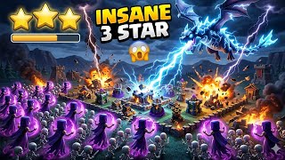 Mass Witches + Electro Dragon = EASY 3 STAR! 🔥 Clash of Clans Attack Strategy