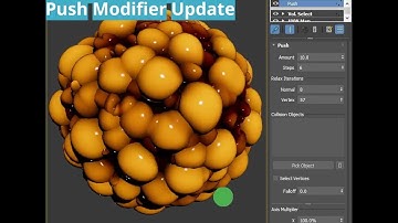 #3dsMax 2026.1  -  Revamped Push Modifier