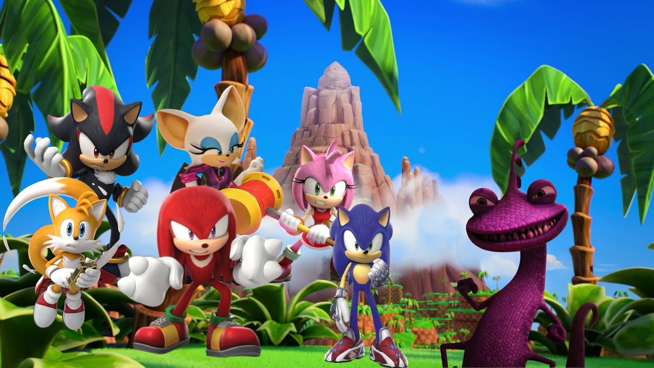 Sonic Tails Knuckles Shadow Amy & Rouge (Sonic Prime) Vs. Randall Boggs