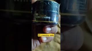 charcoal teeth whitening ₹9 meesho sale...#meesho #meeshoshopping #youtubeshorts