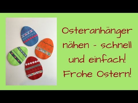Sewing Easter Egg Ornaments | Sewing Easter Decorations