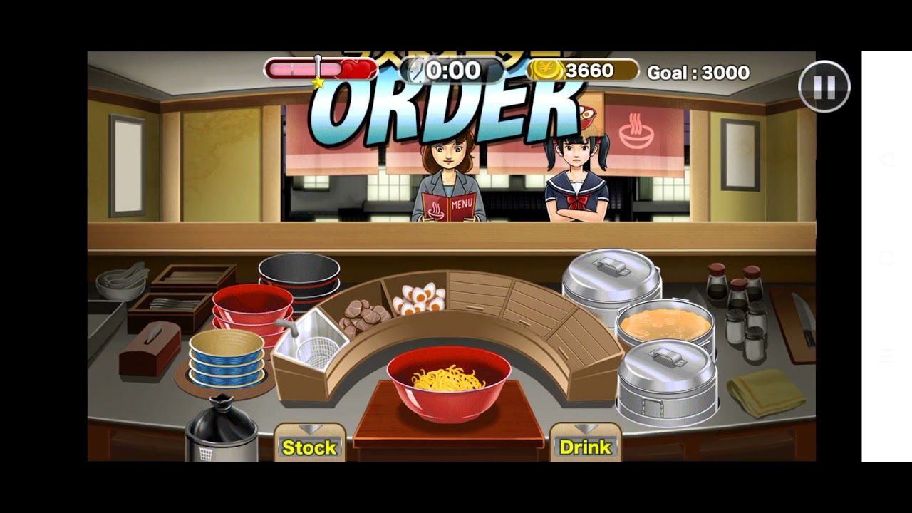 ANDROID GAME RAMEN RESTAURANT : RAMEN CHAIN