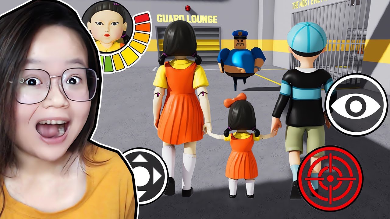 MOMON MAIN SQUID GAME TAPI VERSI KELUARGA di ROBLOX @BANGJBLOX