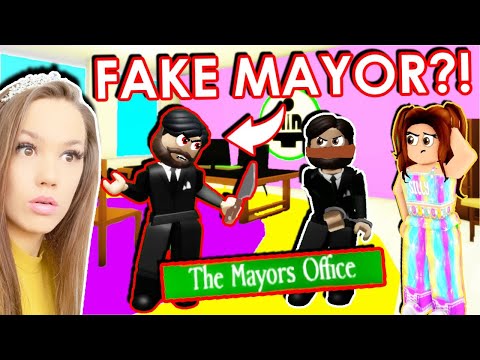 EVIL TWIN Kidnapped Mr. Brookhaven And Became The MAYOR in BROOKHAVEN with IAMSANNA (Roblox)