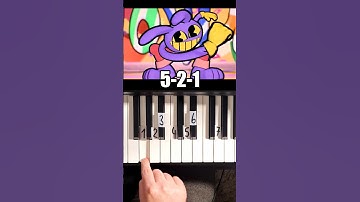 Jax Toy The Amazing Digital Circus Piano Tutorial #shorts