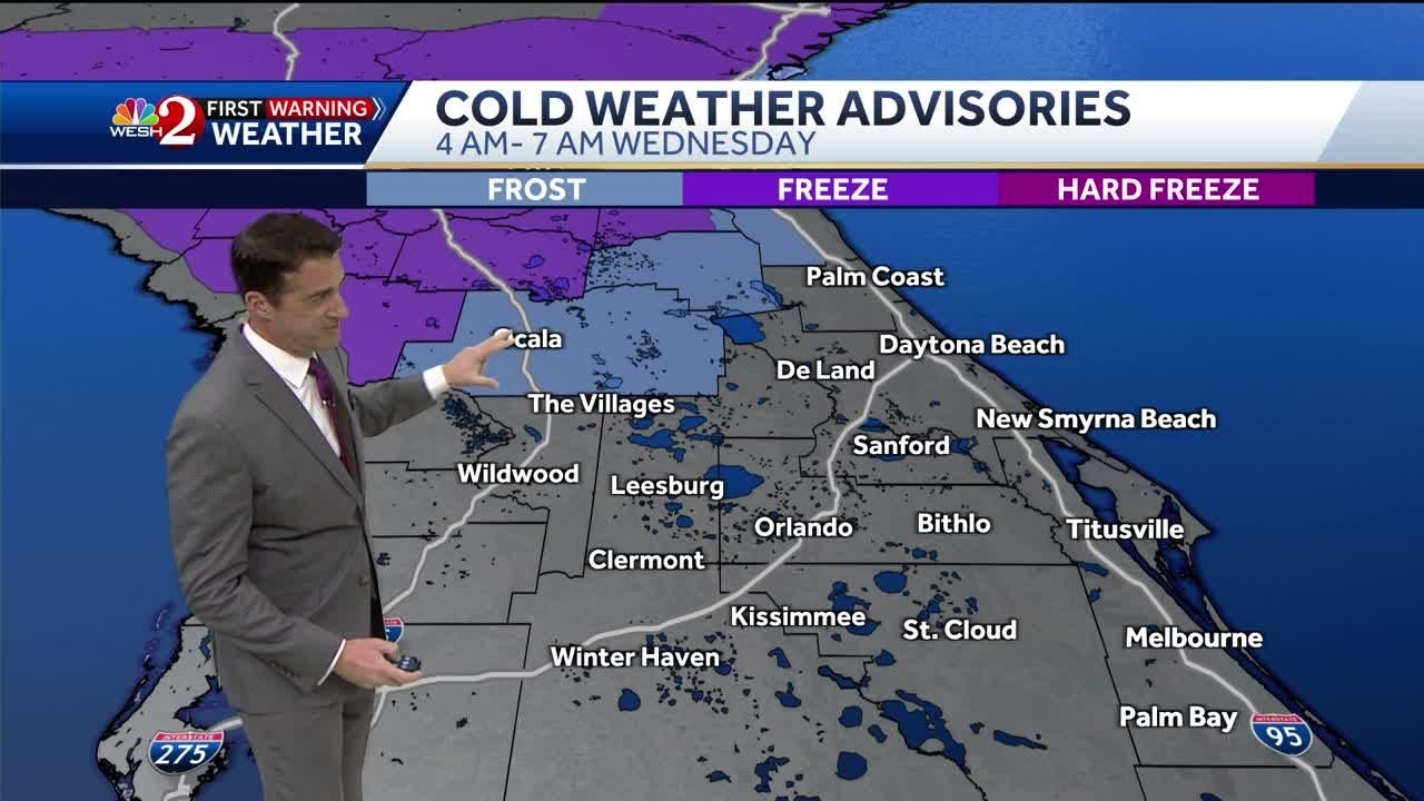 Cold front brings Central Florida some of the coldest air of the season ...