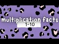 Multiplication Facts 1-10 | Flashcards