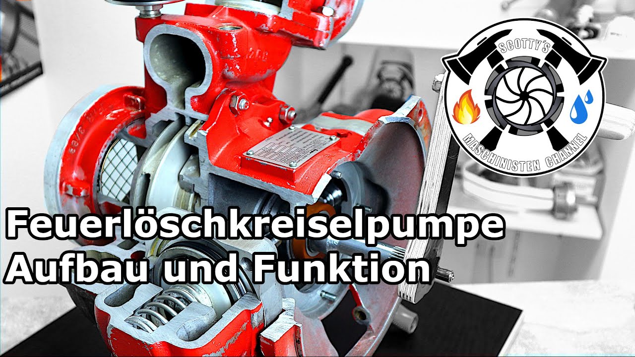 Feuerlöschkreiselpumpe Aufbau und Funktion