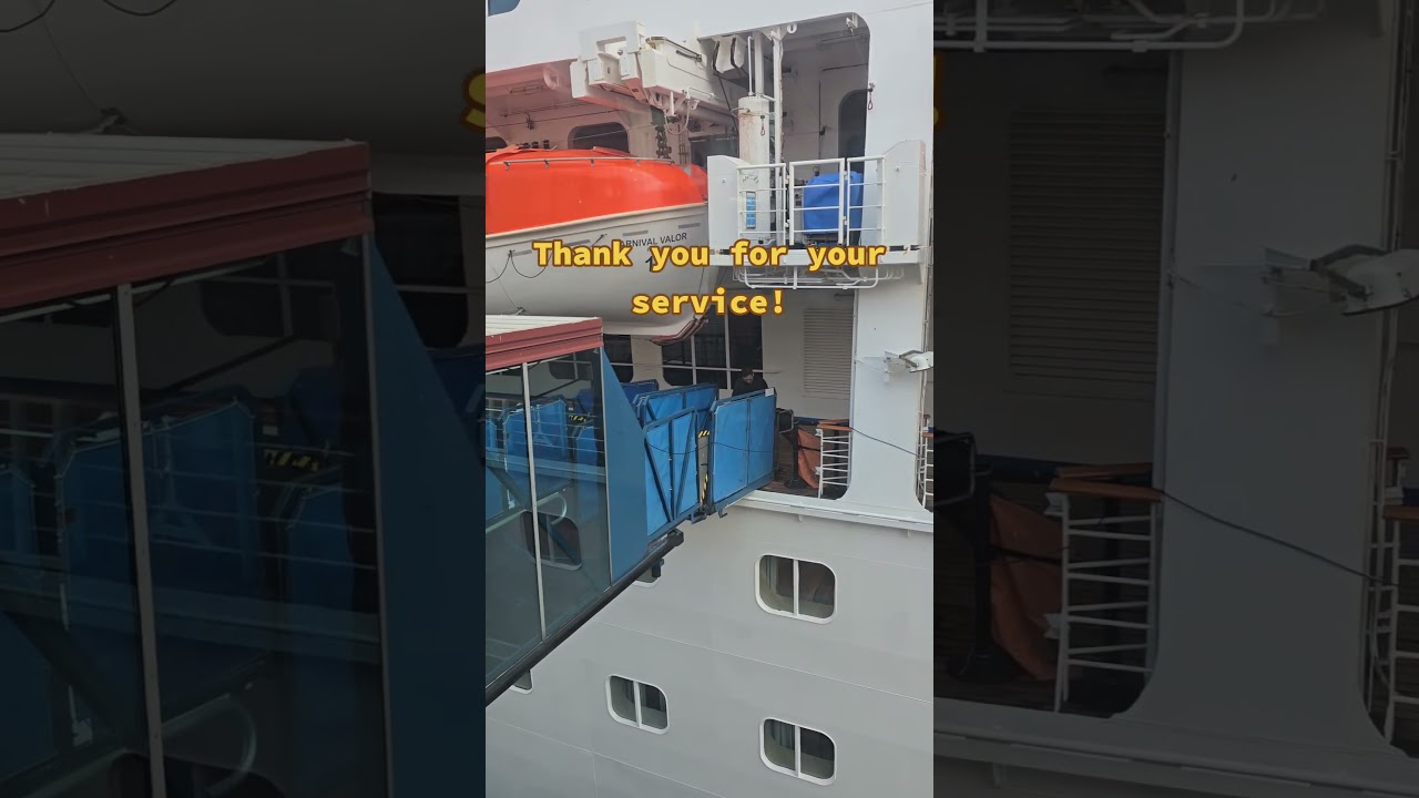 Some crew members have up to 9 months contracts with no days off! Show them some love! #cruiseship