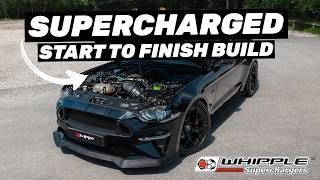 Supercharging a V8 Mustang - Start To Finishing (No Talking)