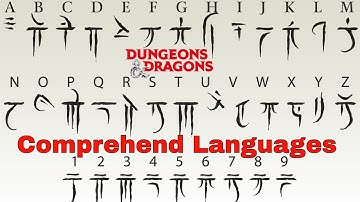 D&D Spell (5e): Comprehend Languages.