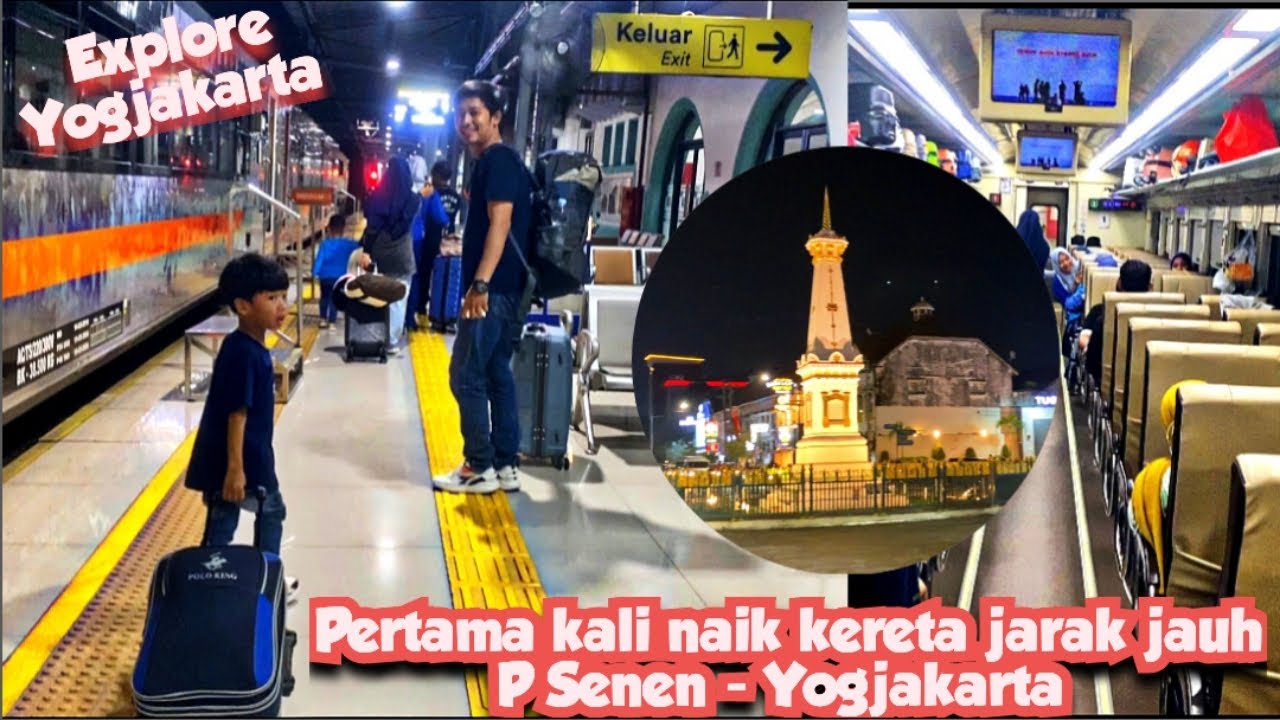 EXPLORE YOGYAKARTA ‼️TRIP KA.SENJA UTAMA YK - KELAS EKONOMI PREMIUM ‼️ PASAR SENEN-YOGYAKARTA 