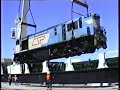 Tasmania - Unloading QR 1300 / AN Tasrail ZC class locos from ship at Bell Bay 1988, VHS edit