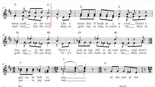 Les Miserables- At The End Of The Day (1987), Eb-Instruments Play along