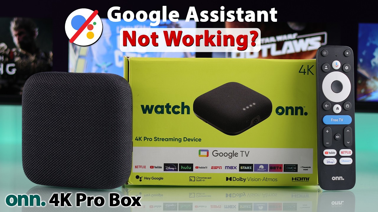 Onn 4k Pro Tv Hey Google Hands Free Google Assistant Not Working