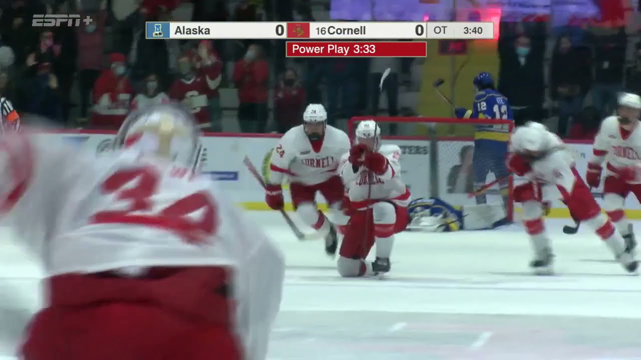 Cornell Edges Alaska Fairbanks in Overtime