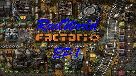Factorio: Railworld Timelapse #1 (Sub Content)