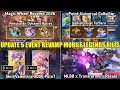 UPDATE MAGIC WHEEL REVAMP, HADIAH UNIVERSAL COLLECTOR, EVENT TRANSFORMERS, SKIN VALENTINE 2026 MLBB