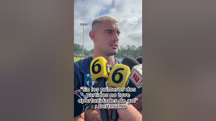 "En los primeros dos partidos no tuve oportunidades de gol"🗣: Berterame