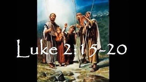 25 Dec - DAWN MASS GOSPEL - Lk 2:15-20 - The shepherds ..- Sabu lil Marija u lil Ġużeppi u t-tarbija