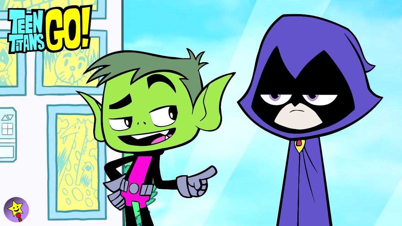 Starfire And Beast Boy Share A Shower