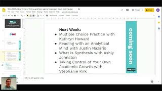 AP Language - Multiple Choice Timing and Test-Taking Strategies hosted by Kevin Steinhauser