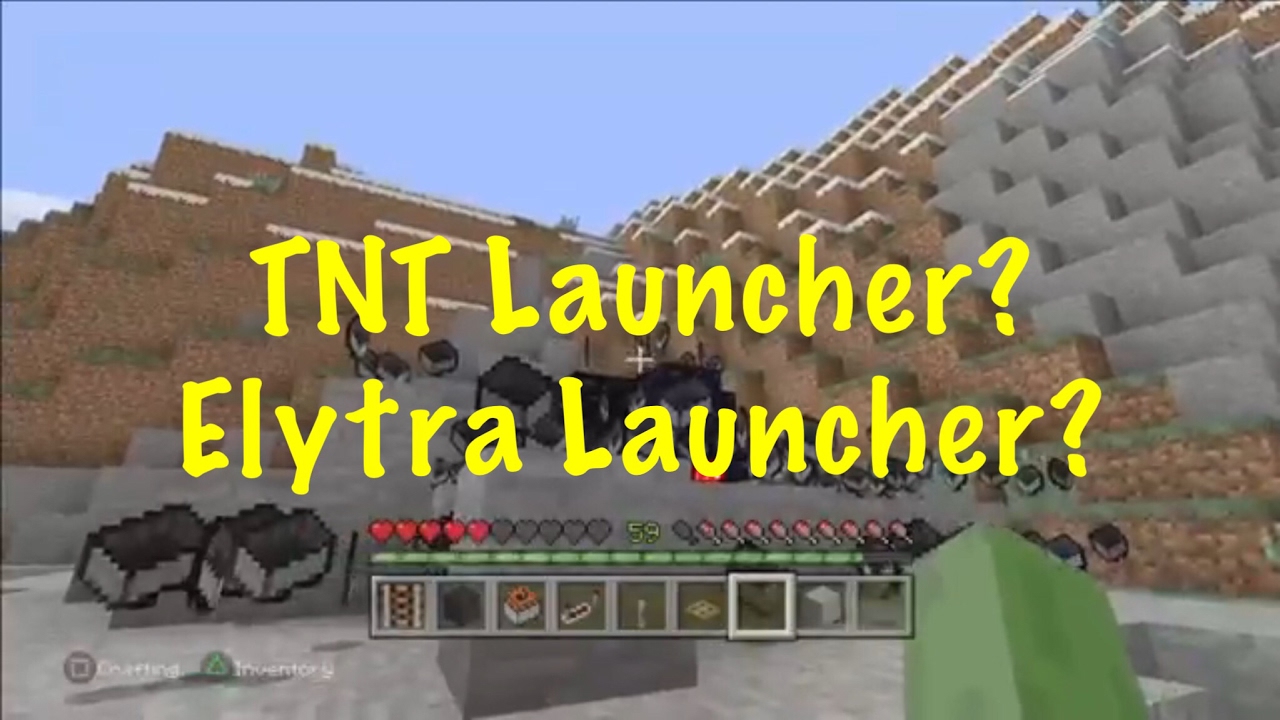 Minecraft PS4/Xbox One: Minecart TNT Cannon || Tutorial
