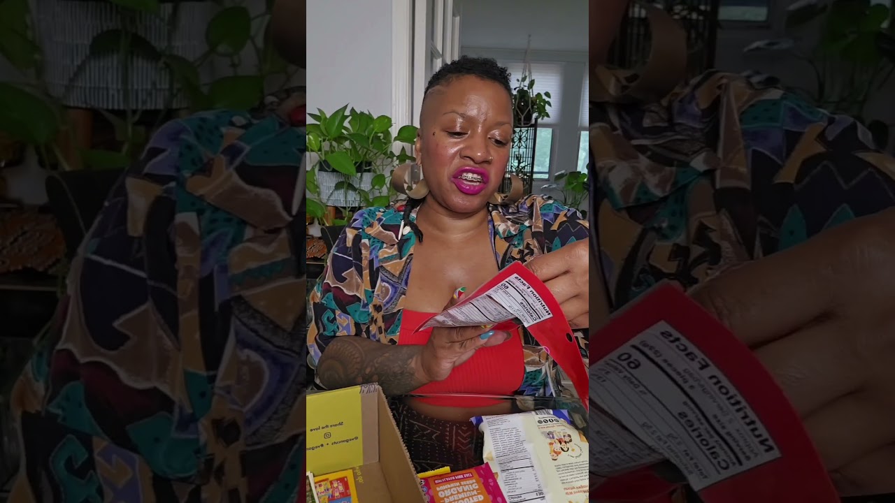 Trying my first Vegancuts Snack Box Honest Reaction 