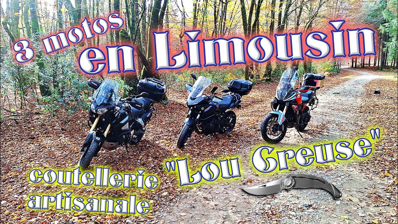Balade Moto vers la Creuse – Cache du Maquis, Pierre aux 9 Gradins & Coutellerie Lou Creuse