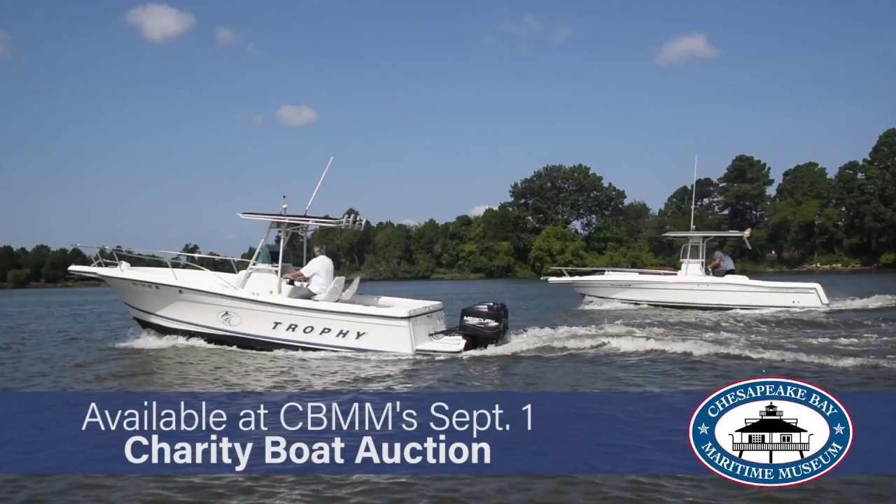 SOLD — Charity Boat Auction Feature Center Consoles YouTube