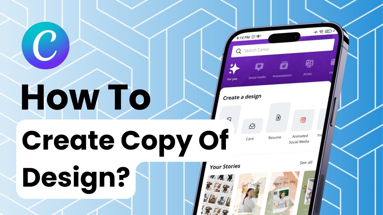 How To Create Copy Of Design On Canva? - YouTube
