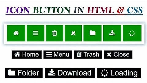Icon Button Design in HTML & CSS | Font Awesome Tutorial in Hindi | Button Hover Effects & Animation
