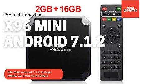 X96 MINI Android 7.1.2 Amlogic S905W 4K KODI 17.3 TV BOX with IR Receiver