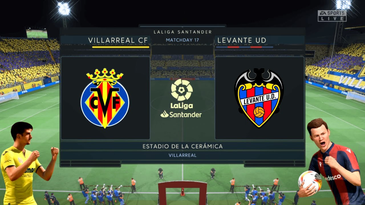 FIFA 22 - VILLARREAL vs LEVANTE | La Liga Gameplay | PS4 - YouTube