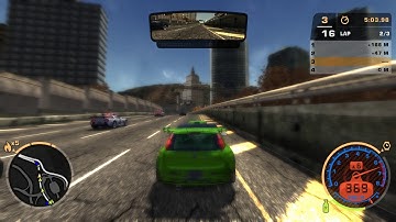 NFS Most Wanted REDUX V3 - Junkman Fiat Punto VS 15 Opponents + Max Level Cops