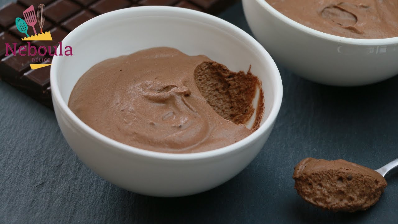 Mousse chocolat/sans beurre ni sucre ajouté