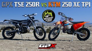 KTM 250 XC TPI против GPX TSE 250R | Сравнение двухтактных мотоциклов для бездорожья | Различные виды автоспорта