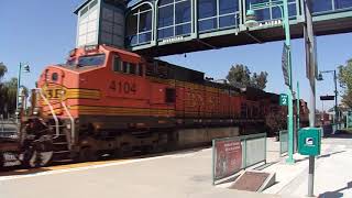 BNSF 8210 Westbound Monster Stack Train (W/ Double DPU'S) - Riverside, CA USA 6/23/2019