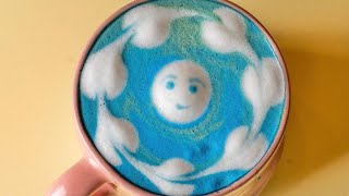 🔵 Best latte art show | Top 10 Latte art | coffee arts & tricks screenshot 1