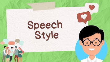 Speech Style | English & Tagalog | Oral Com simplified | Oral Communication in Context | JC Archives