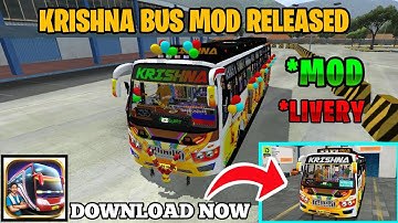 Krishna Bus Mod Released Tamil |Bus Simulator Indonesia 🔥|Vetri ff Gaming and Tech |#vfg #bussid