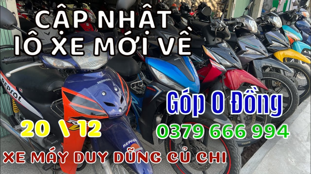  CẬP NHẬT XE 20-12-2025 |0379666994| VỀ THÊM NHIỀU XE ĐẸP GIÁ TỐT TẠI XE MÁY DUY DŨNG CỦ CHI 