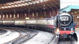 70000 Britannia and 70013 Oliver Cromwell at Bristol Temple Meads