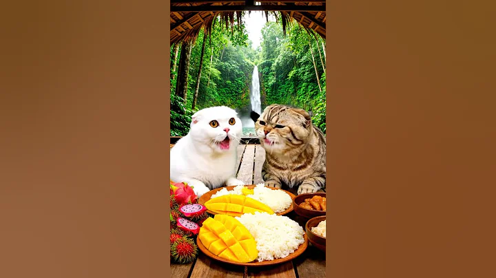 Video 11620121: cats scottish highland fold, scottish fold cat eating, scottish fold fluffy