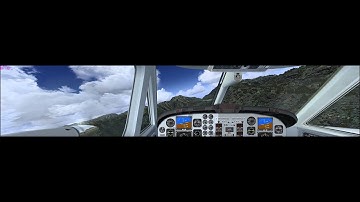 Microsoft Flight Simualtor X in 4k/Eyefinity Ingame-Footage