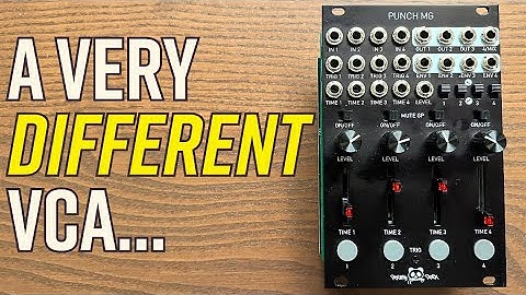 A fresh take on the classic VCA; Patching Panda Punch MG. What are Mute Groups?