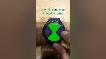How to calibrate omnimatrix app on Samsung galaxy watch 4 #ben10 #omnitrix #ben10alienforce #samsung