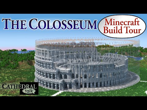 THSchutt's Colosseum (2021) Minecraft Amphitheater (1:1 scale) Build Tour